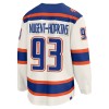 Miesten NHL Edmonton Oilers Pelipaita 2025-26 Fanatics Premium Ryan Nugent-Hopkins Alternate Valkoinen